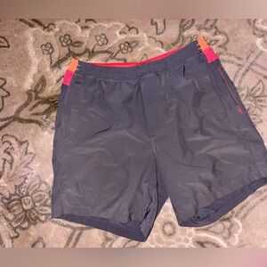 Birddogs Boom for your Boomstick Lined Shorts Gray salmon Running Mens L